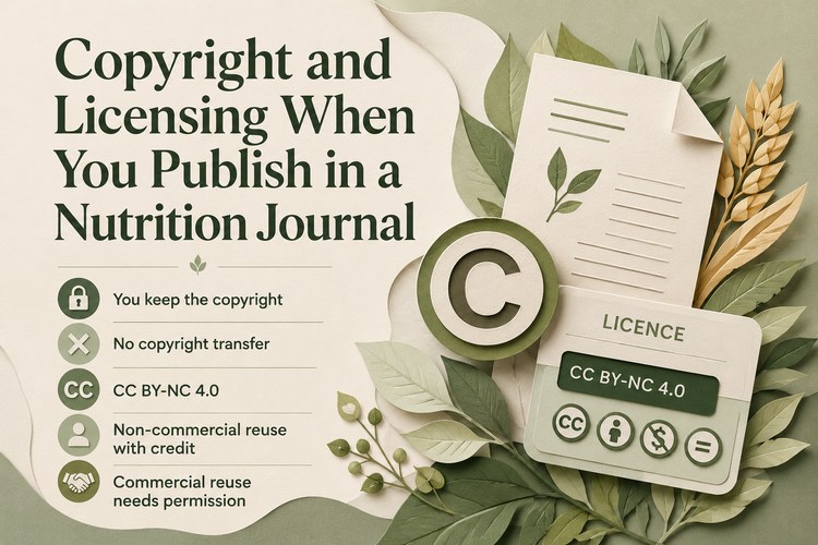 Copyright and Licensing When You Publish in a Nutrition Journal