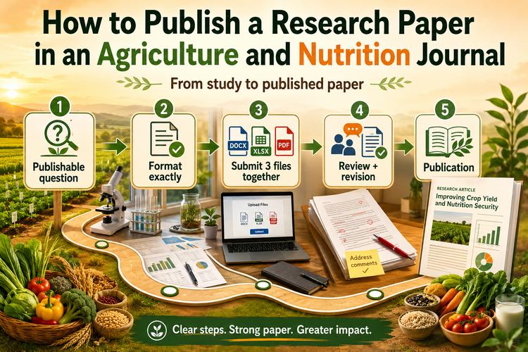 How to Publish a Research Paper in an Agriculture and Nutrition Journal