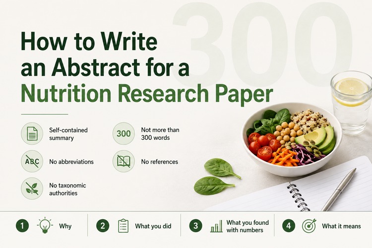 How to Write an Abstract for a Nutrition Research Paper