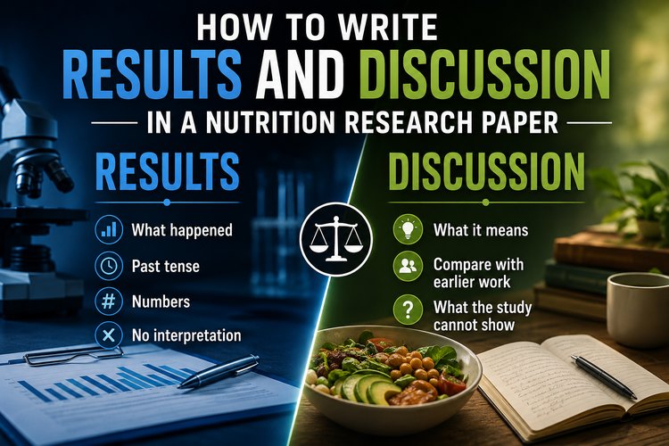 How to Write Results and Discussion in a Nutrition Research Paper