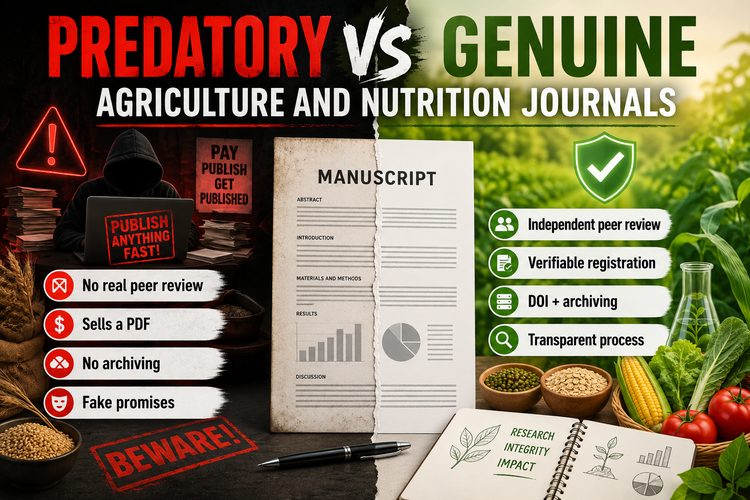 Predatory vs Genuine Agriculture and Nutrition Journals
