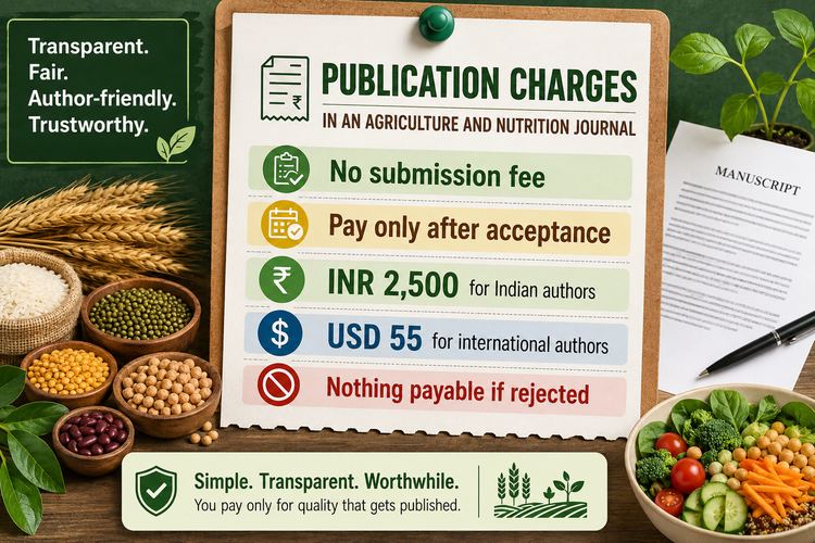 Publication Charges in an Agriculture and Nutrition Journal