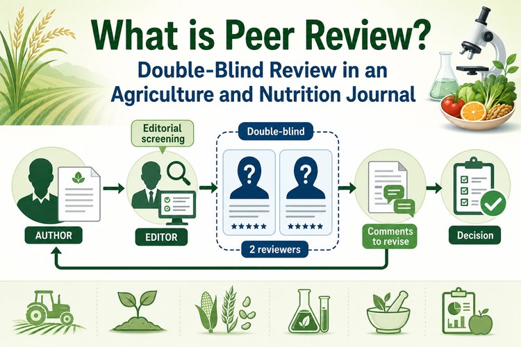 What is Peer Review? Double-Blind Review in an Agriculture and Nutrition Journal